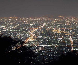 奈良の夜景
