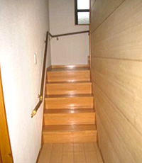 大阪市の注文住宅施工後の写真階段